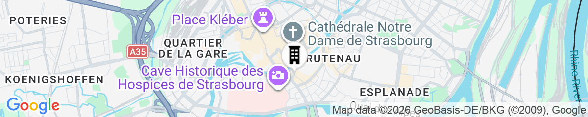 Map for Hotel Beaucour