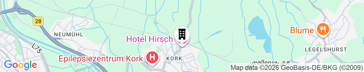 Map for Hotel-Restaurant Hirsch