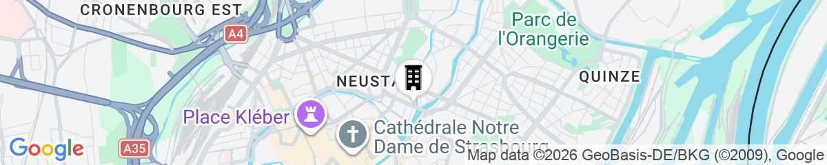 Map for Hôtel Régent Contades  By Stay Collection