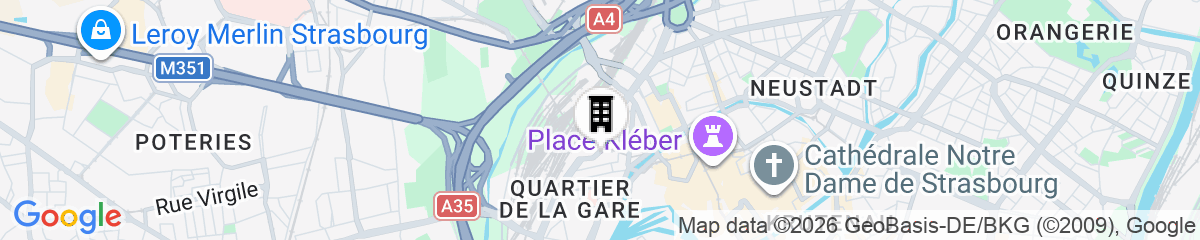 Map for Hôtel Vendôme