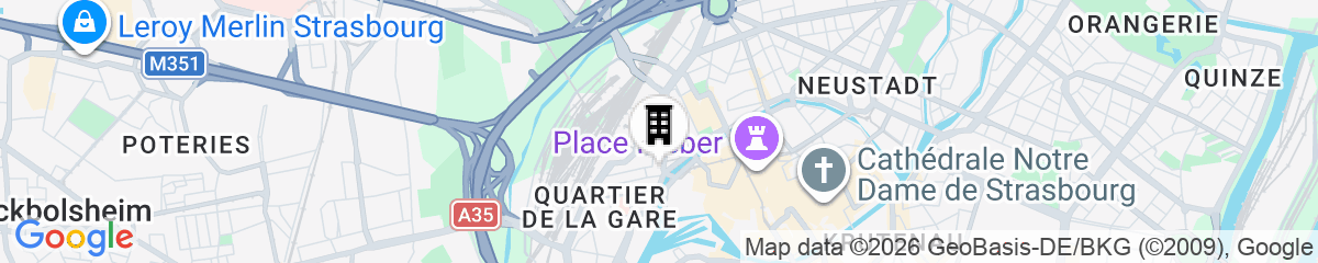 Map for Hôtel Mercure Strasbourg Centre Petite France