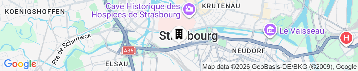 Map for Holiday Inn Express Strasbourg - Centre by IHG