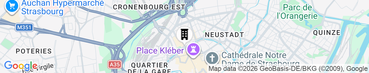 Map for Novotel Strasbourg Centre Halles