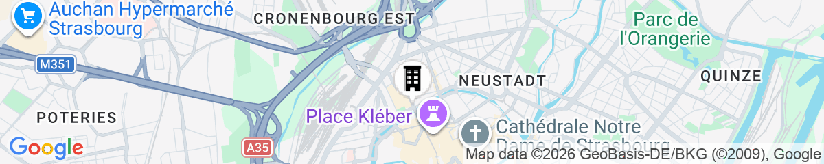 Map for Hotel ibis Strasbourg Centre Halles