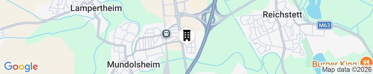 Map for B&B HOTEL Strasbourg Nord Mundolsheim