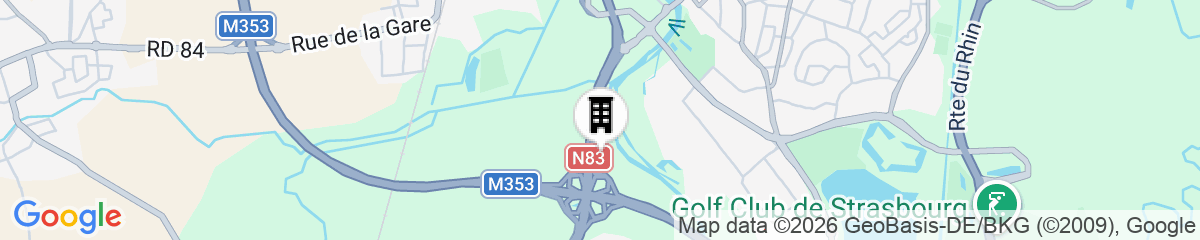 Map for ibis budget Strasbourg Sud Illkirch Geispolsheim