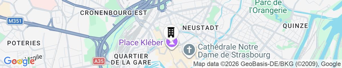 Map for Hôtel Mercure Strasbourg Centre