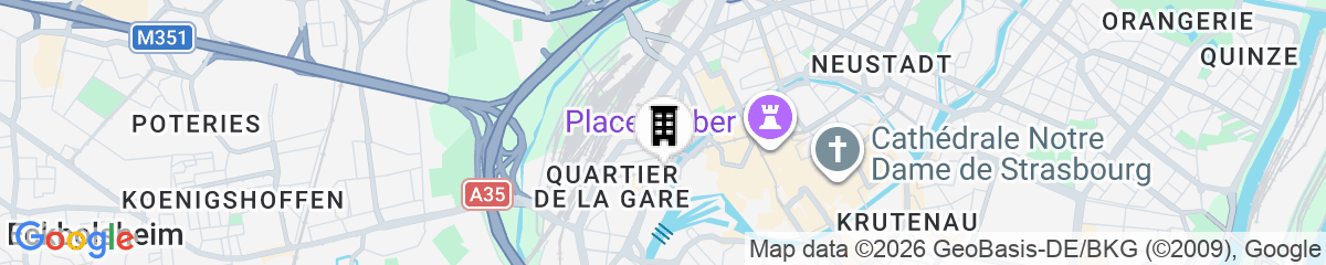 Map for Hôtel ibis Strasbourg Centre Petite France
