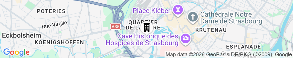 Map for ibis Strasbourg Centre Historique