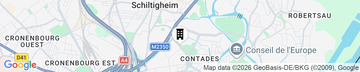 Map for Hilton Strasbourg