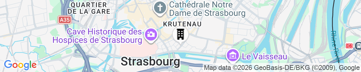 Map for Student Factory Strasbourg Etoile