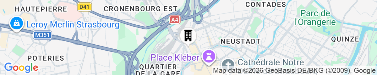 Map for Odalys City Apartment Hotel - Strasbourg Centre Les Halles