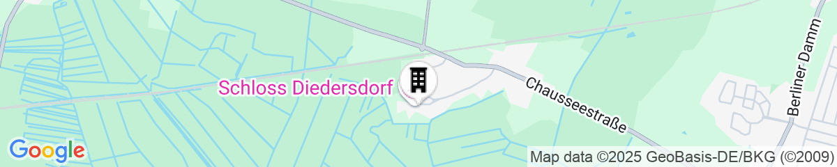 Map for Schloss Diedersdorf