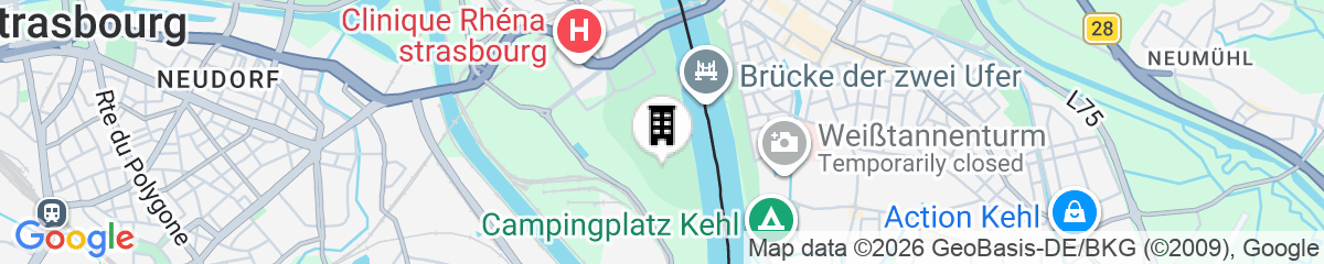 Map for Auberge de Jeunesse HI Strasbourg
