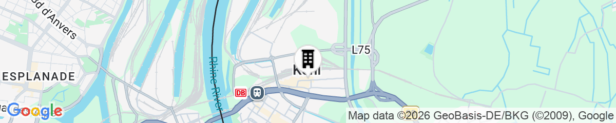 Map for B&B Hotel Kehl