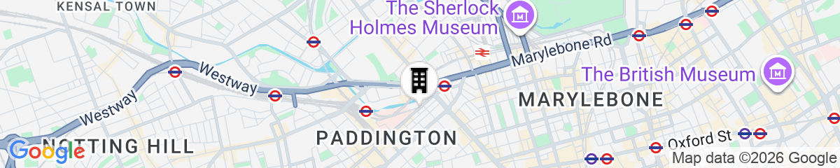 Map for Point A London Paddington 
