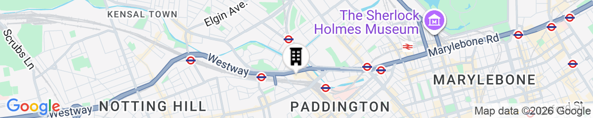 Map for Novotel London Paddington