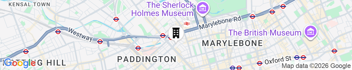 Map for voco London Marylebone by IHG