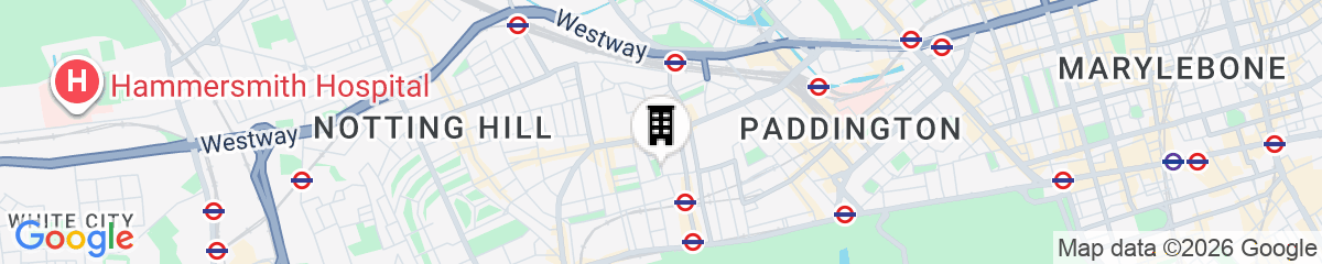 Map for London House Hotel