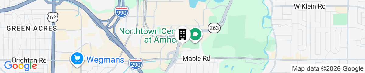Map for Hampton Inn Buffalo - Amherst, NY