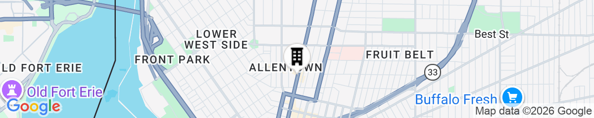 Map for Best Western on the Avenue