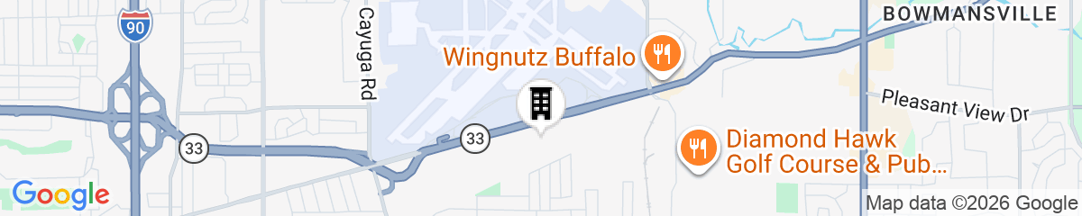 Map for Fairfield Inn & Suites by Marriott Buffalo Airport