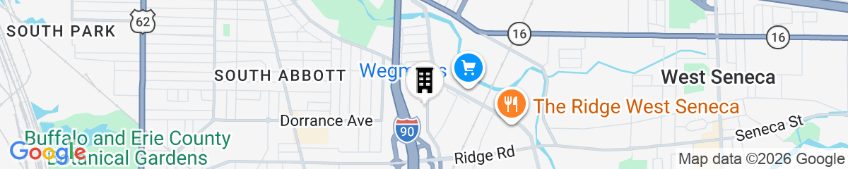 Map for Country Inn & Suites by Radisson, Buffalo South I-90, NY