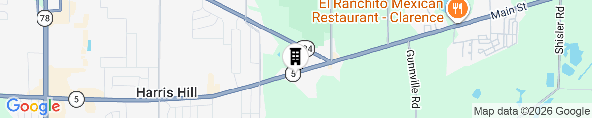 Map for Clarence Inn