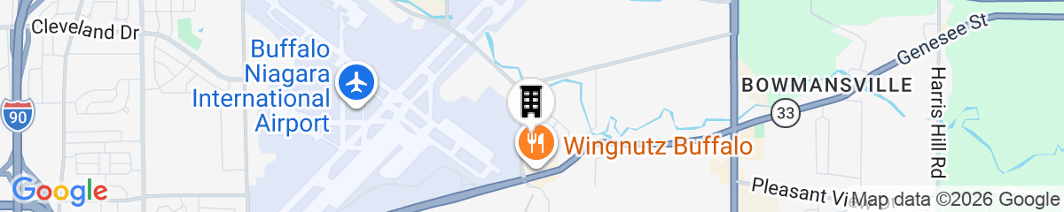 Map for Sleep Inn & Suites Buffalo Airport