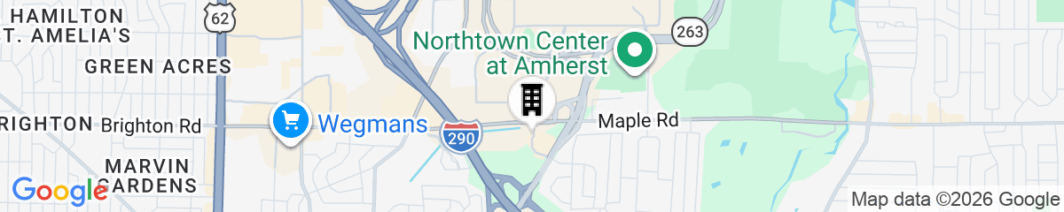Map for DoubleTree by Hilton Hotel Buffalo - Amherst