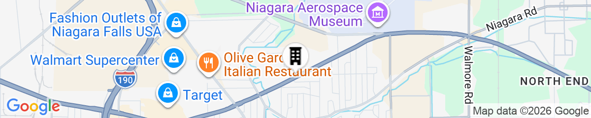 Map for SureStay Plus Hotel by Best Western Niagara Falls East