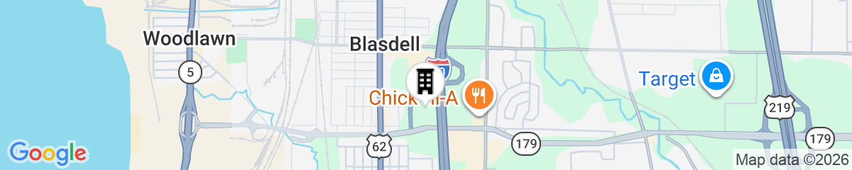 Map for Econo Lodge South