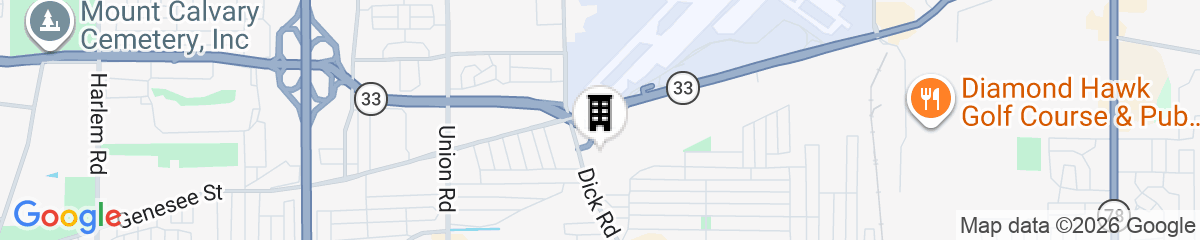 Map for Extended Stay America Suites - Buffalo - Airport