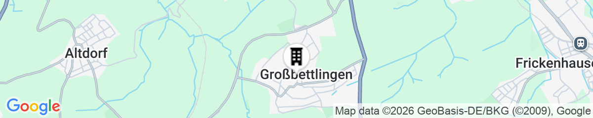 Map for Hotel Bauer Großbettlingen