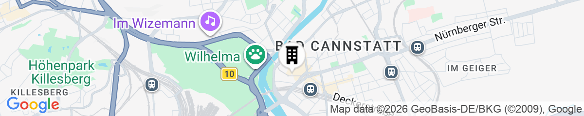 Map for Motel One Stuttgart-Bad Cannstatt
