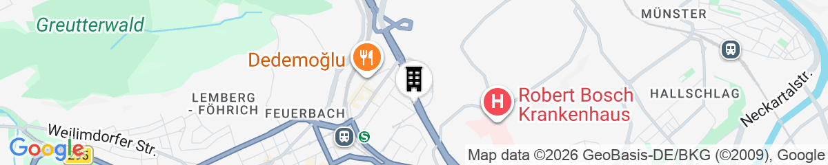 Map for Premier Inn Stuttgart Feuerbach