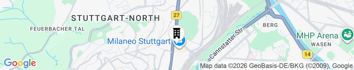 Map for Jaz in the City Stuttgart
