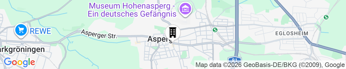 Map for Hotel Adler Asperg