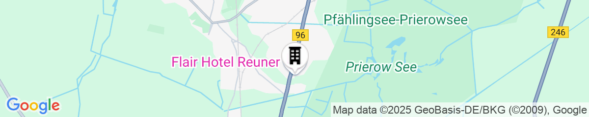 Map for Flair Hotel Reuner