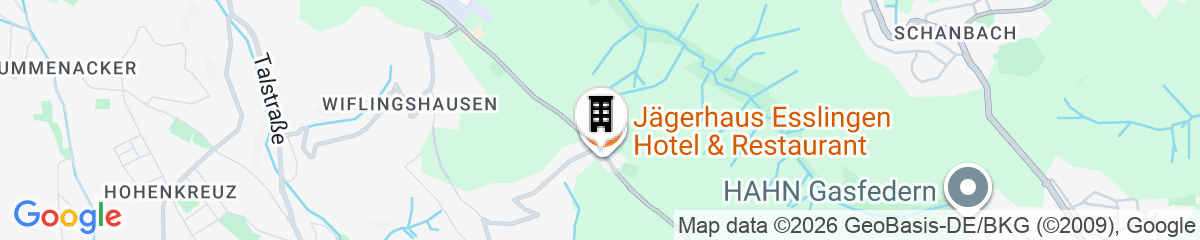 Map for Hotel Jägerhaus Esslingen