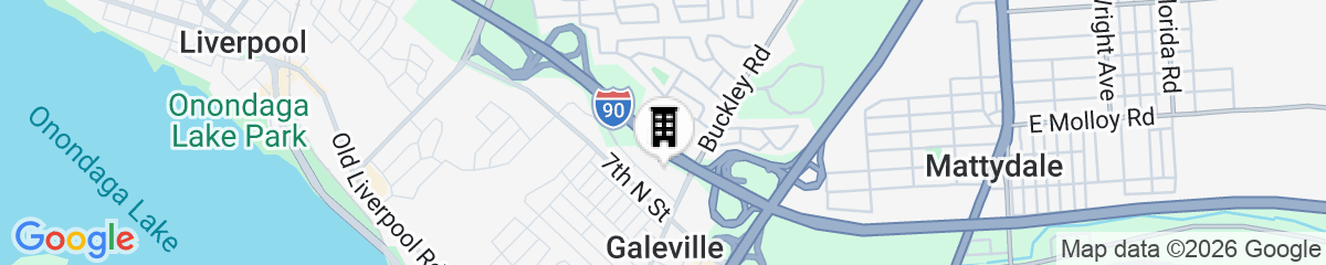 Map for Hampton Inn & Suites Syracuse North Airport Area