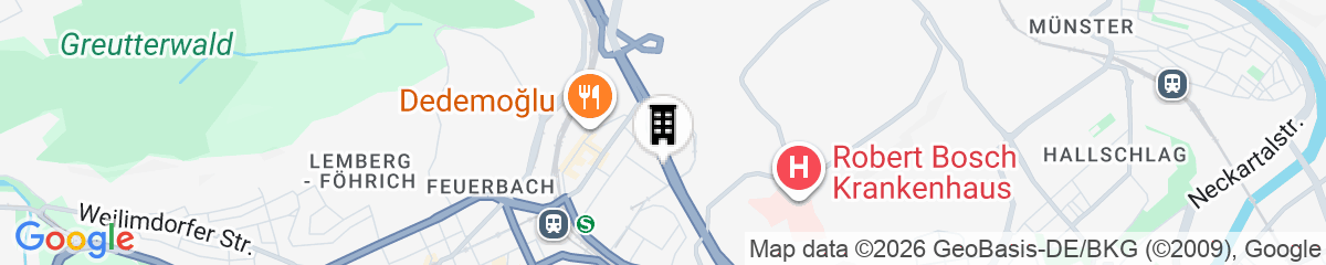 Map for Motel One Stuttgart-Feuerbach
