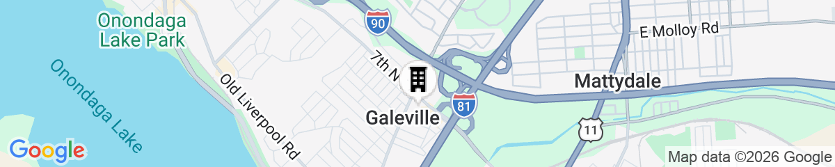 Map for Tru By Hilton Syracuse North Airport Area
