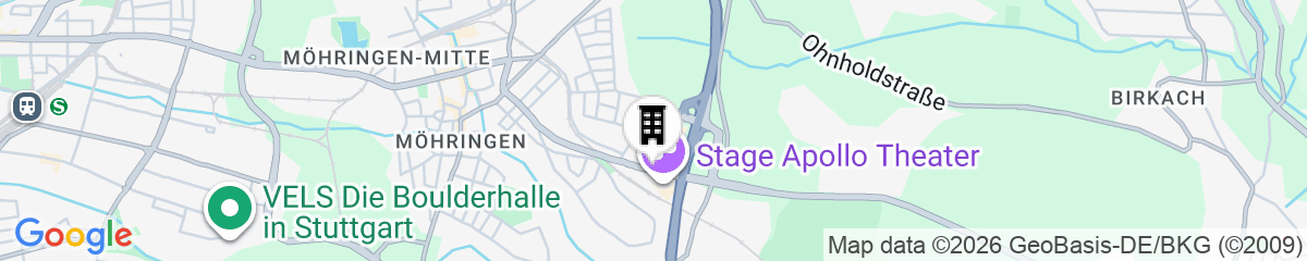 Map for MASEVEN Stuttgart SI-Centrum (ehem. SI-SUITES)