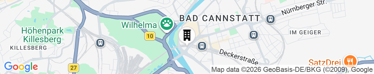 Map for B&B Hotel Stuttgart-Bad Cannstatt