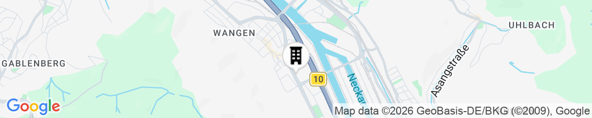 Map for B&B Hotel Stuttgart-Neckarhafen
