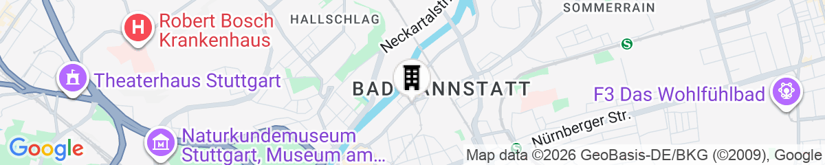 Map for Premier Inn Stuttgart Bad Cannstatt