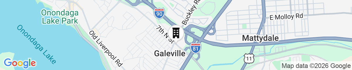 Map for Super 8 by Wyndham Liverpool/Syracuse North Airport