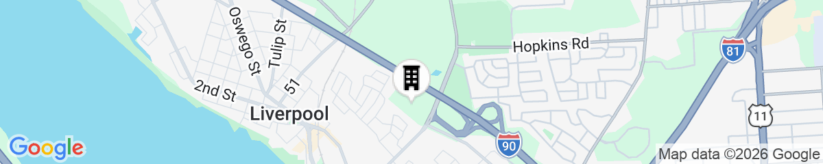 Map for Staybridge Suites Liverpool Syracuse by IHG