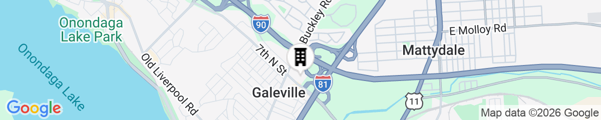 Map for Holiday Inn & Suites Syracuse Airport - Liverpool by IHG